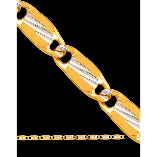 złota bransoletka łańcuszkowa 18.5cm jubiler-pl czarny 