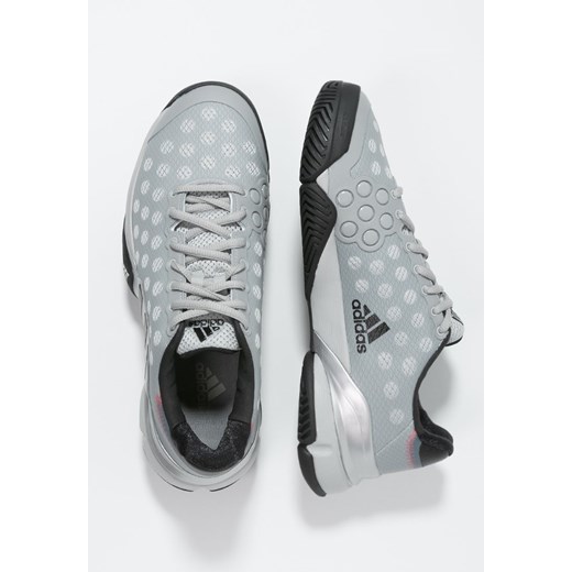 adidas Performance BARRICADE 2015 Obuwie do tenisa Multicourt grey/iron metallic/silver metallic zalando szary Buty do tenisa męskie