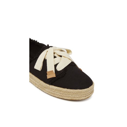 Espadryle Toms Carolina 10021856 Czarny Toms 36_5 MODIVO