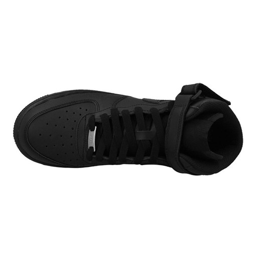 BUTY DAMSKIE NIKE AIR FORCE 1 MID (GS) 314195 004 sneakerstudio-pl czarny skóra A