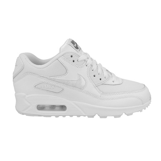 BUTY DAMSKIE NIKE AIR MAX 90 MESH (GS)724824 100 sneakerstudio-pl szary lekkie