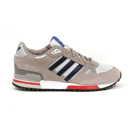 BUTY ADIDAS ORIGINALS ZX 750 G96724 sneakerstudio-pl szary zamsz