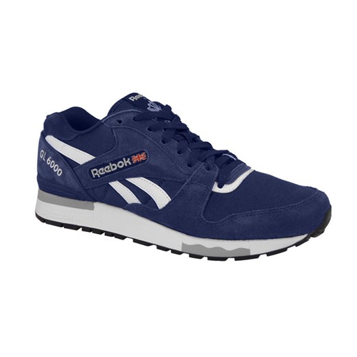 BUTY REEBOK GL 6000 TECH V45338 -35% sneakerstudio-pl granatowy skóra
