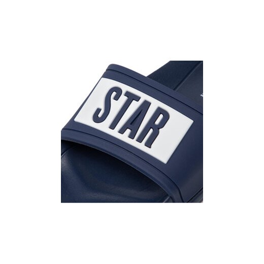 Klapki Big Star Shoes DD374152 Granatowy 33 MODIVO