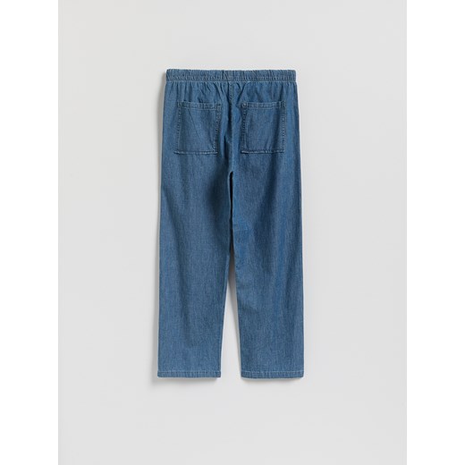 Reserved - Jeansy jogger - granatowy Reserved 33 Reserved