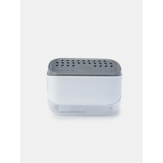 Sinsay - Dozownik na płyn z miejscem na gąbkę - biały Sinsay One Size Sinsay