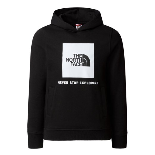 The North Face Bluza Teens NF0A855B Czarny Regular Fit ze sklepu MODIVO w kategorii Bluzy chłopięce - zdjęcie 181032251
