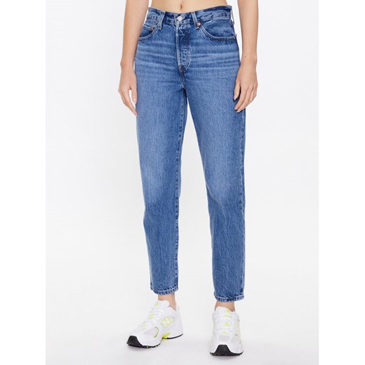 Levi's® Jeansy 501® '81 A4699-0009 Niebieski Straight Fit ze sklepu MODIVO w kategorii Jeansy damskie - zdjęcie 181035441