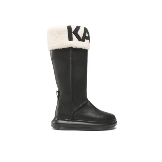 KARL LAGERFELD Kozaki KL44580 Czarny ze sklepu MODIVO w kategorii Kozaki damskie - zdjęcie 181036304