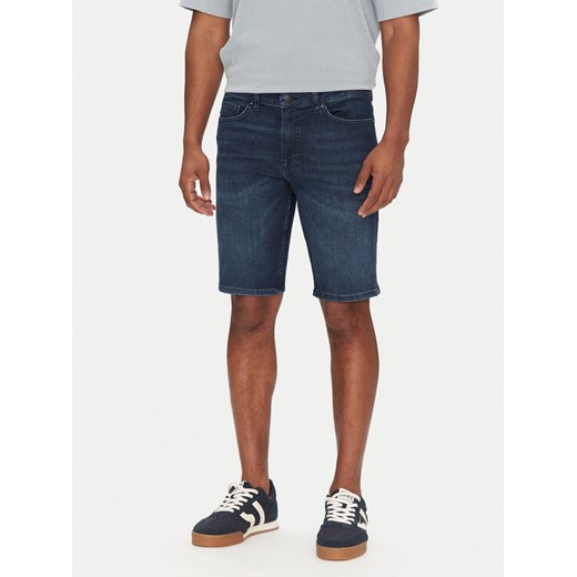 BOSS Szorty jeansowe Delaware Shorts Bo 50537815 Granatowy Slim Fit 38 MODIVO