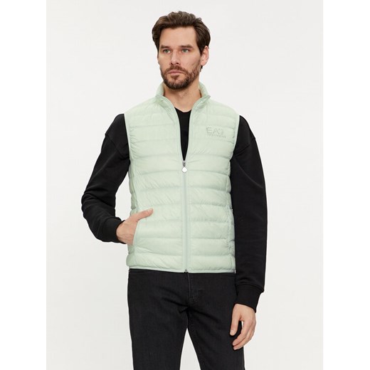 EA7 Emporio Armani Kamizelka 8NPQ01 PN29Z 1133 Zielony Regular Fit ze sklepu MODIVO w kategorii Kamizelki męskie - zdjęcie 181038180