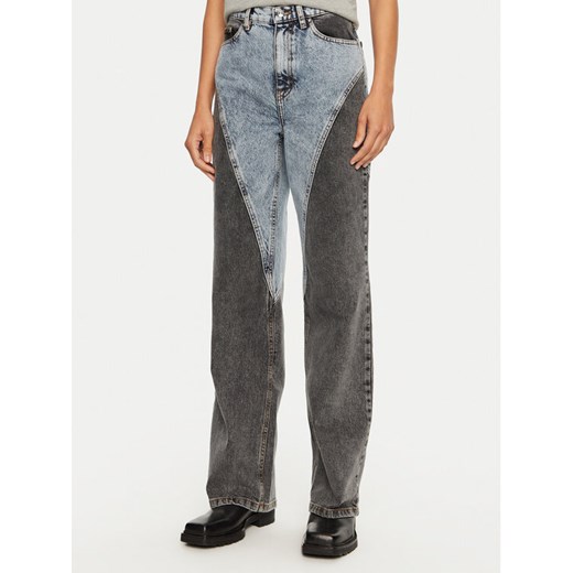 ROTATE Jeansy Betty 1128191603 Niebieski Straight Fit ze sklepu MODIVO w kategorii Jeansy damskie - zdjęcie 181038283