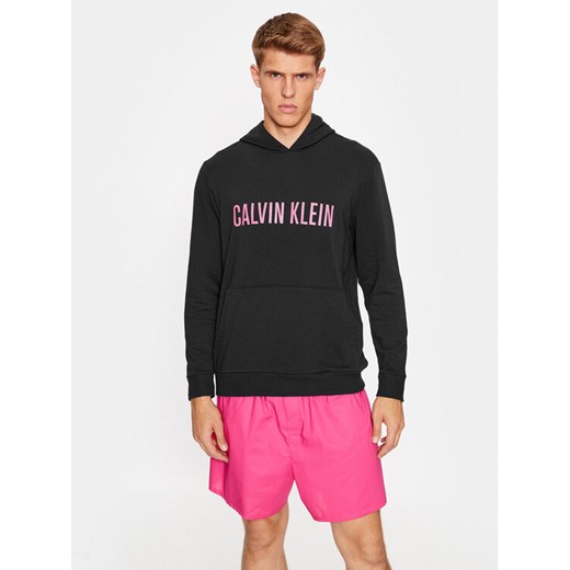 Calvin Klein Underwear Bluza 000NM1966E Czarny Regular Fit ze sklepu MODIVO w kategorii Bluzy męskie - zdjęcie 181038764