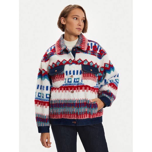 Wrangler Kurtka przejściowa Sherpa 112356491 Kolorowy Oversize ze sklepu MODIVO w kategorii Kurtki damskie - zdjęcie 181039274