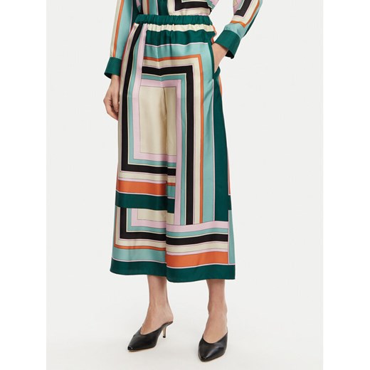 Weekend Max Mara Spodnie materiałowe Ottavo 2515131051 Kolorowy Wide Leg ze sklepu MODIVO w kategorii Spodnie damskie - zdjęcie 181042140
