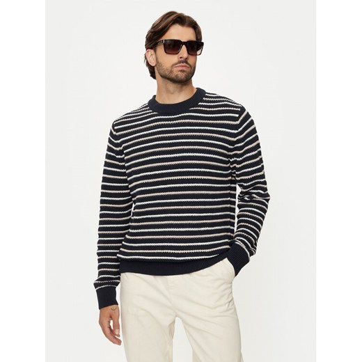 Jack&Jones Sweter Bronx 12264080 Granatowy Regular Fit ze sklepu MODIVO w kategorii Swetry męskie - zdjęcie 181042830