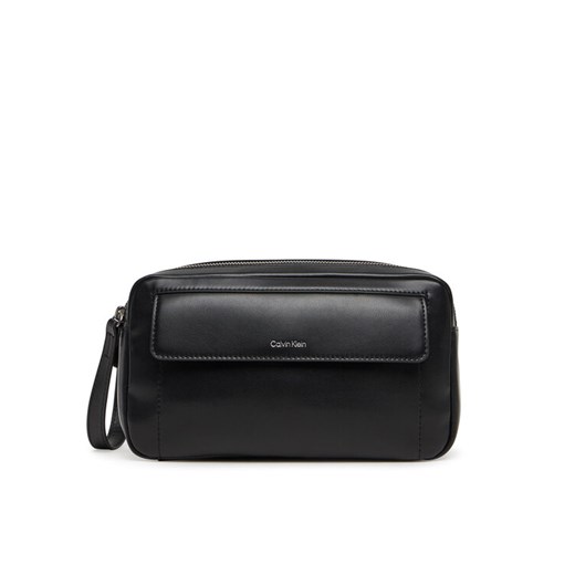 Calvin Klein Kosmetyczka Ck Sleek 2G Washbag K50K513039 Czarny ze sklepu MODIVO w kategorii Kosmetyczki - zdjęcie 181043783