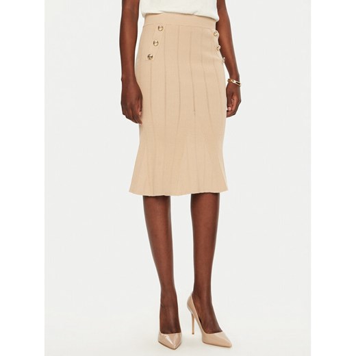 Marciano Guess Spódnica midi 5RGD07 5810Z Beżowy Regular Fit ze sklepu MODIVO w kategorii Spódnice - zdjęcie 181044343