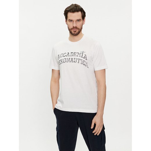 Aeronautica Militare T-Shirt 241TS2203J629 Biały Regular Fit ze sklepu MODIVO w kategorii T-shirty męskie - zdjęcie 181046600