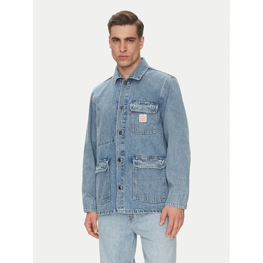 Levi's® Kurtka jeansowa Engineer A0744-0003 Niebieski Relaxed Fit ze sklepu MODIVO w kategorii Kurtki męskie - zdjęcie 181048262