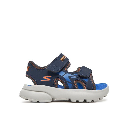 Skechers Sandały Razor Splash- 406513N/NVBL Granatowy ze sklepu MODIVO w kategorii Sandały dziecięce - zdjęcie 181048773