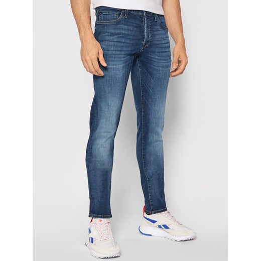 Jack&Jones Jeansy Glenn 12133074 Granatowy Slim Fit ze sklepu MODIVO w kategorii Jeansy męskie - zdjęcie 181048891