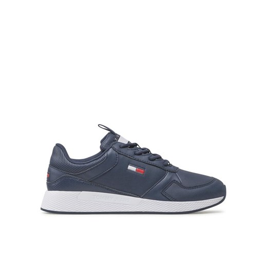 Tommy Jeans Sneakersy Flexi Runner Ess EM0EM01080 Granatowy ze sklepu MODIVO w kategorii Buty sportowe męskie - zdjęcie 181049531