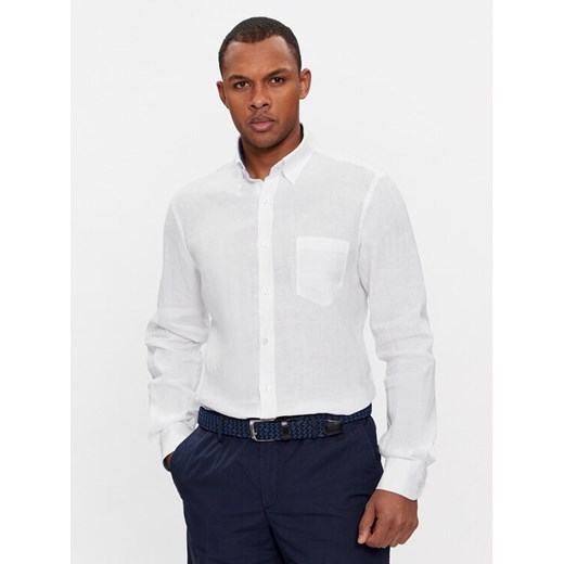 Paul&Shark Koszula 24413080 Biały Slim Fit ze sklepu MODIVO w kategorii Koszule męskie - zdjęcie 181049972
