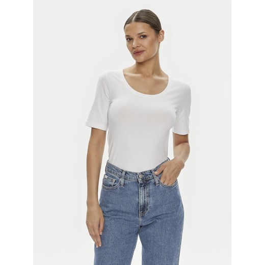 Gant T-Shirt 4203491 Biały Slim Fit Gant L MODIVO