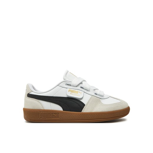 Puma Sneakersy Palermo Wide Lace 40210901 Biały ze sklepu MODIVO w kategorii Buty sportowe damskie - zdjęcie 181051163