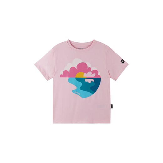 Reima T-Shirt 5200189B Różowy Regular Fit ze sklepu MODIVO w kategorii Bluzki dziewczęce - zdjęcie 181053344