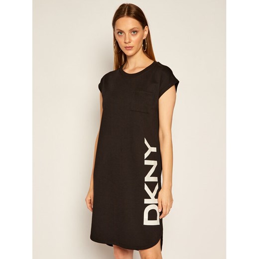DKNY Sukienka codzienna P0RD1B2J Czarny Regular Fit XS MODIVO