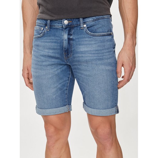 Only & Sons Szorty jeansowe Ply 22028772 Niebieski Slim Fit ze sklepu MODIVO w kategorii Spodenki męskie - zdjęcie 181053851