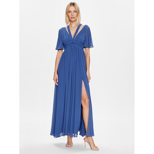 Marella Sukienka wieczorowa Icona 2332210432 Niebieski Slim Fit ze sklepu MODIVO w kategorii Sukienki - zdjęcie 181056623