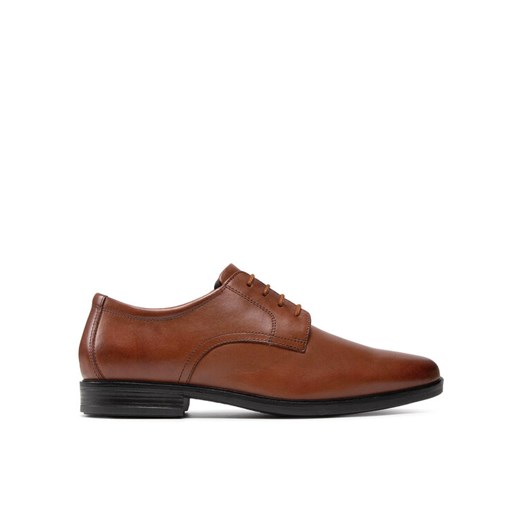 Clarks Półbuty Howard Walk 261620177 Brązowy ze sklepu MODIVO w kategorii Buty eleganckie męskie - zdjęcie 181058012