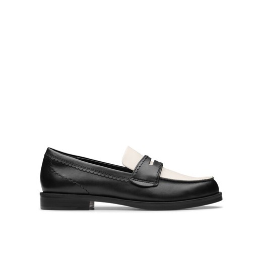 Clarks Mokasyny Straven Edge 26181270 Czarny ze sklepu MODIVO w kategorii Mokasyny damskie - zdjęcie 181058662