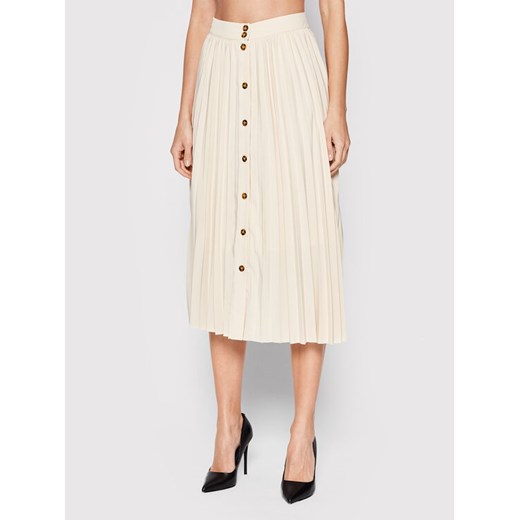 Selected Femme Spódnica plisowana Yosia 16083839 Beżowy Regular Fit Selected Femme 40 MODIVO