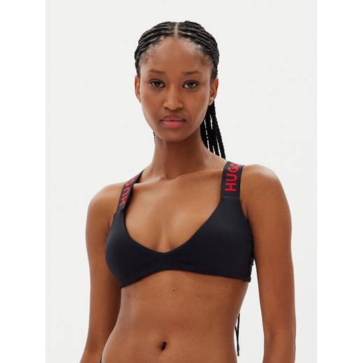 HUGO Góra od bikini Dotti 50540225 Czarny ze sklepu MODIVO w kategorii Stroje kąpielowe - zdjęcie 181059000