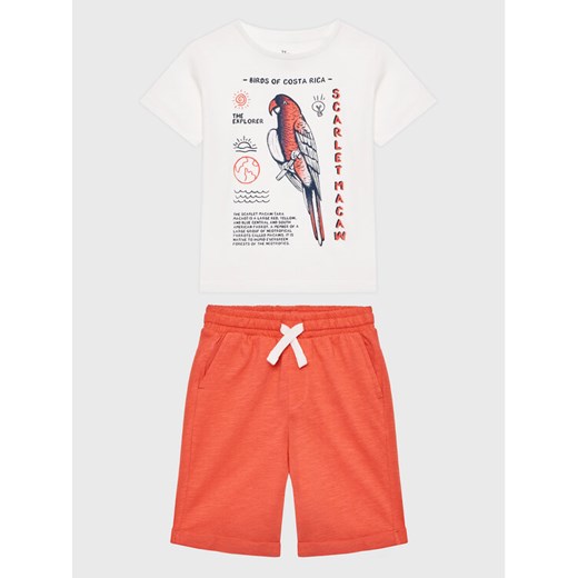 Zippy Komplet t-shirt i spodenki ZKBAP0602 23009 Różowy Regular Fit ze sklepu MODIVO w kategorii Komplety chłopięce - zdjęcie 181060872