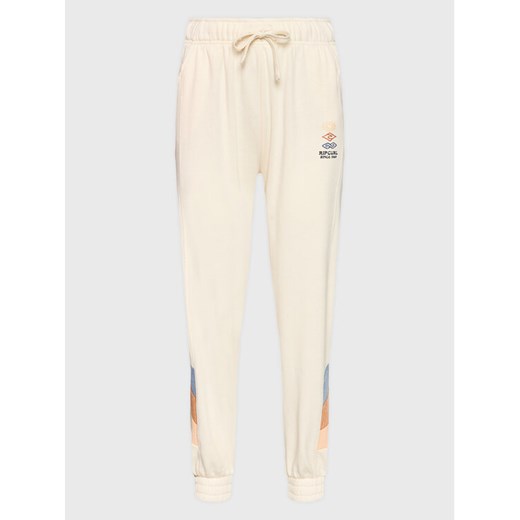 Rip Curl Spodnie dresowe Melting Waves 005WPA Écru Regular Fit Rip Curl S MODIVO