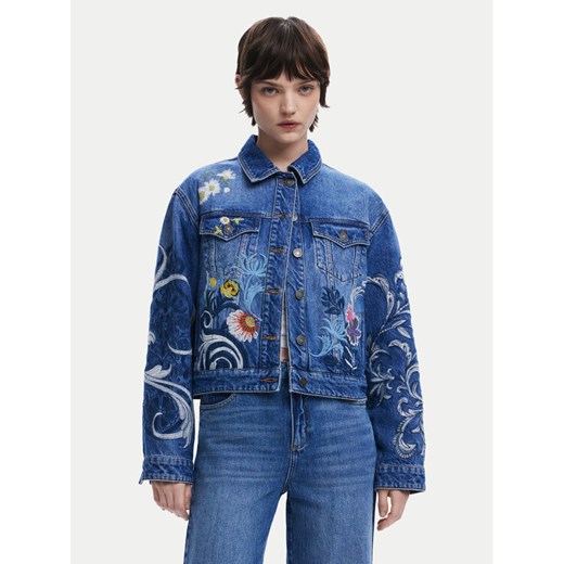 Desigual Kurtka jeansowa Misouri 25SWED55 Niebieski Regular Fit Desigual XL MODIVO