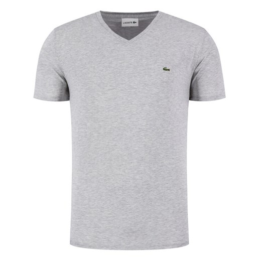 Lacoste T-Shirt TH6710 Szary Regular Fit ze sklepu MODIVO w kategorii T-shirty męskie - zdjęcie 181062282