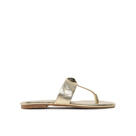 Kurt Geiger Japonki Kensington T-Bar Sandal 8651461109 Złoty Kurt Geiger 36 MODIVO