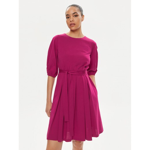 Weekend Max Mara Sukienka koktajlowa Jumbo 2415621072650 Różowy Regular Fit ze sklepu MODIVO w kategorii Sukienki - zdjęcie 181066434
