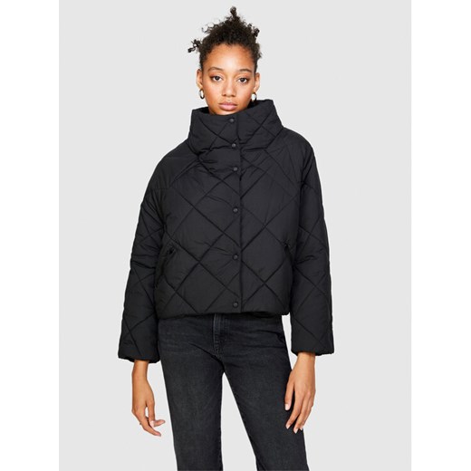 Sisley Kurtka zimowa 2WDYLN02M Czarny Wide Fit ze sklepu MODIVO w kategorii Kurtki damskie - zdjęcie 181067671