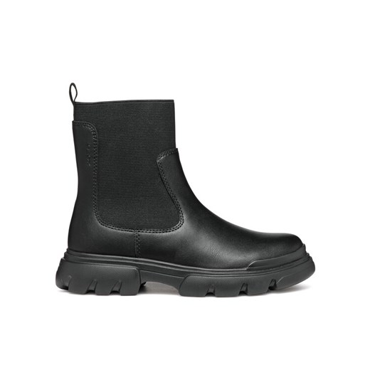 Geox Kozaki J Junette Girl J46HVC 0BCNH C9999 M Czarny ze sklepu MODIVO w kategorii Buty zimowe dziecięce - zdjęcie 181068020