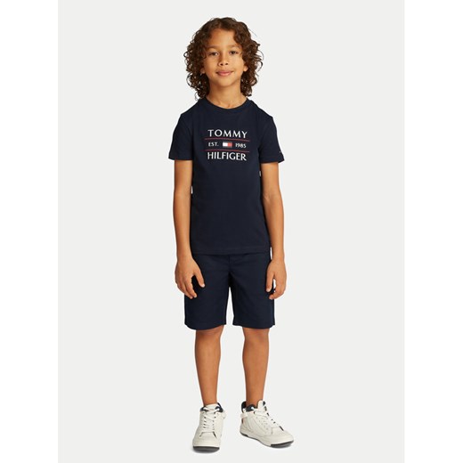 Tommy Hilfiger T-Shirt KB0KB09538 D Granatowy Regular Fit ze sklepu MODIVO w kategorii T-shirty chłopięce - zdjęcie 181069172