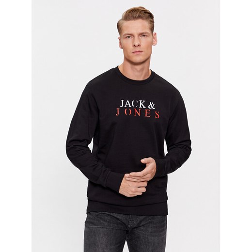 Jack&Jones Bluza 12244404 Czarny Standard Fit ze sklepu MODIVO w kategorii Bluzy męskie - zdjęcie 181074182
