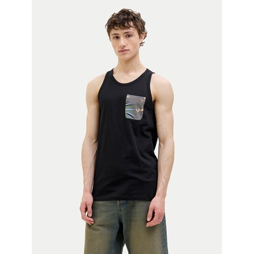 Jack&Jones Tank top Hawaii 12269321 Czarny Standard Fit ze sklepu MODIVO w kategorii T-shirty męskie - zdjęcie 181074254