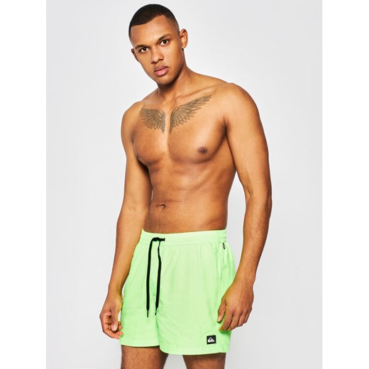 Quiksilver Szorty kąpielowe Everyday 15\ Volleys EQYJV03531 Zielony Regular Fit ze sklepu MODIVO w kategorii Kąpielówki - zdjęcie 181075773